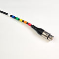 XLR Color Clips - Cable Length Identifiers (100 pack)