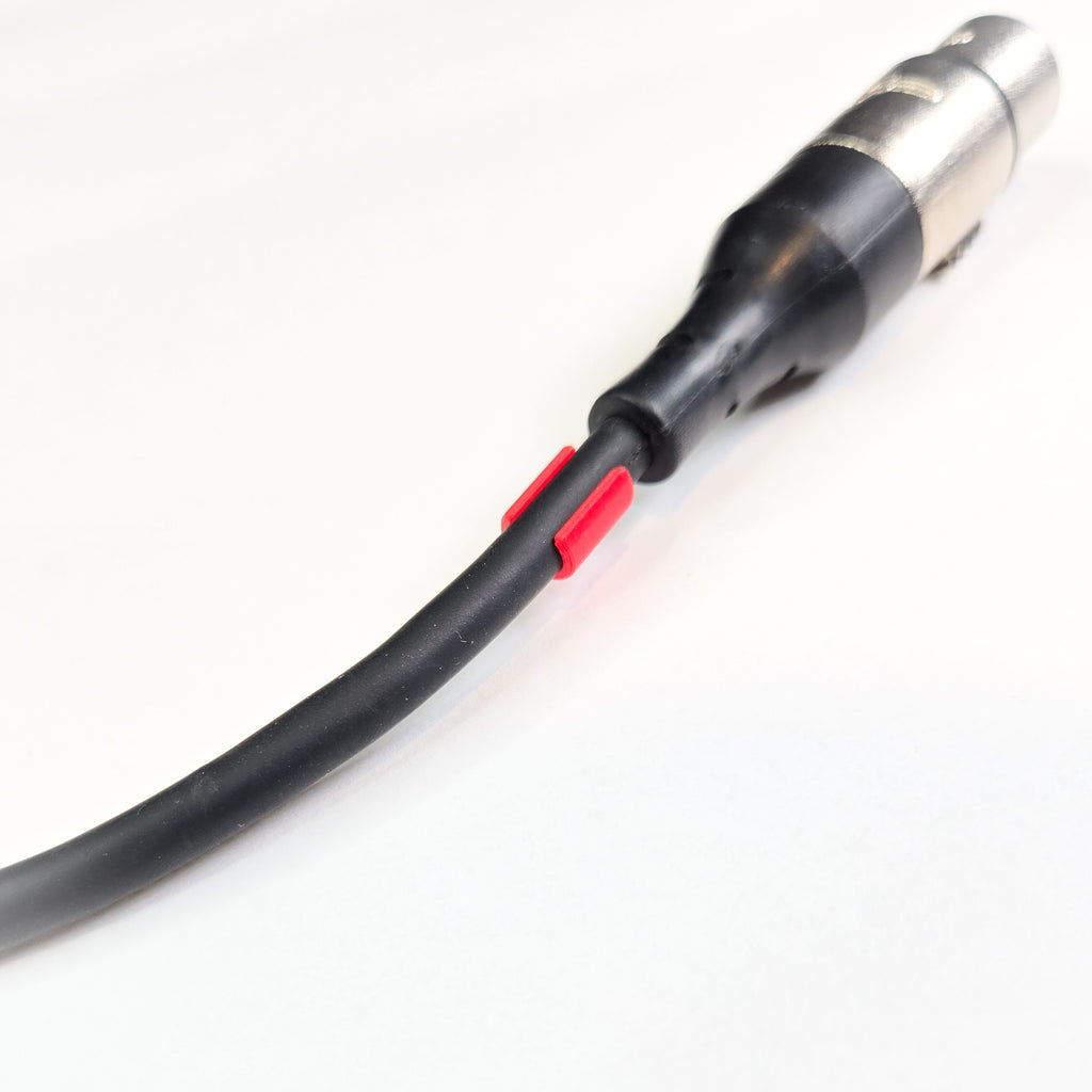XLR Color Clips - Cable Length Identifiers (100 pack)