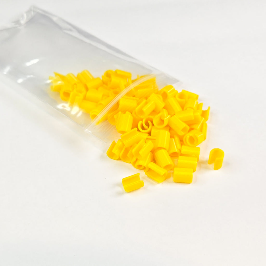 XLR Color Clips - Cable Length Identifiers (100 pack)