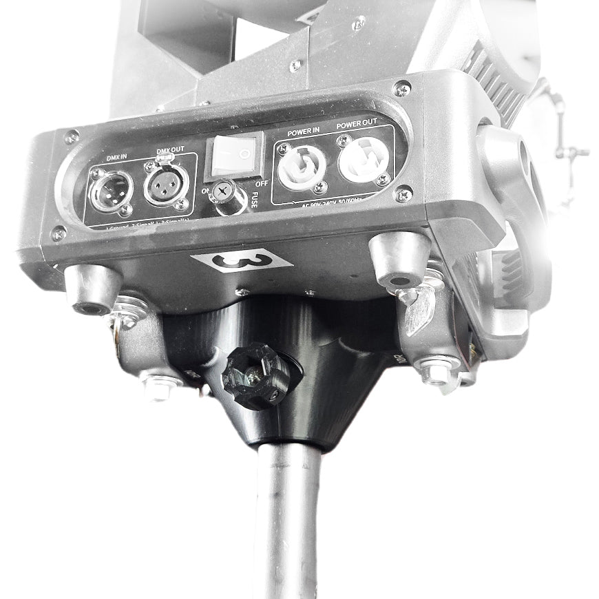 Moving Head Light Pole Mount – 5.5" Lock Spacing, 35mm Tripod