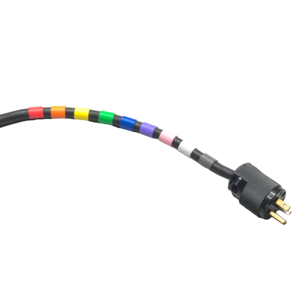 Edison 14/3 and 12/3 Cable Length Identifiers x32 (32 pack)